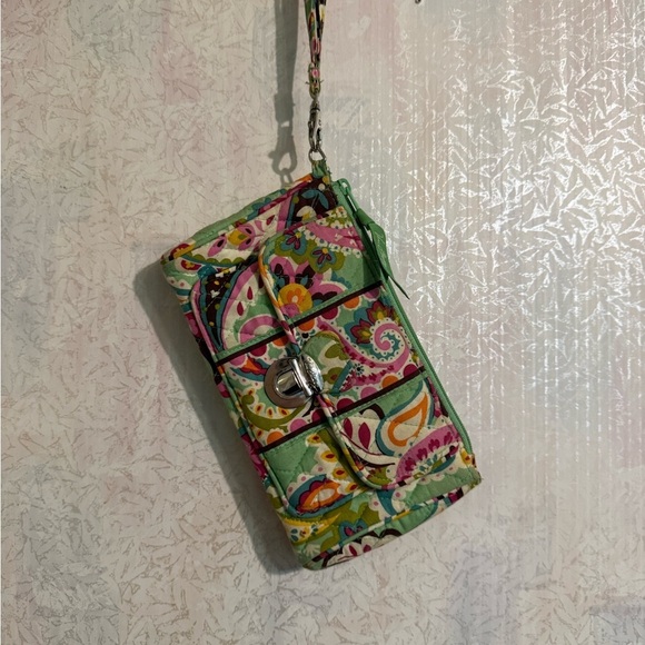 Vera Bradley Handbags - Vera Bradley Clutch, Smart Phone Floral Wristlet In Tutti Fruity, Ultra Feminine
